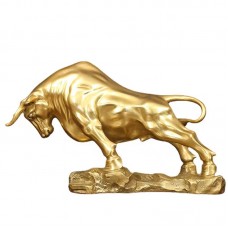  Brass Pioneering Cow Ornament